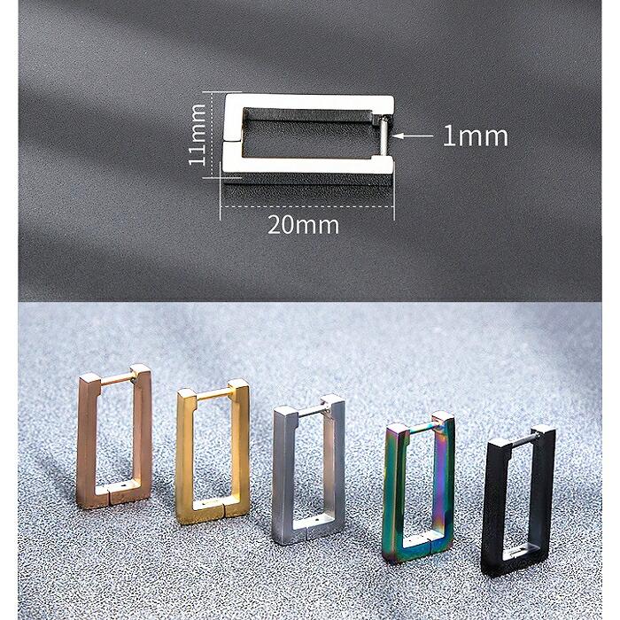 リングピアス シンプル 片耳 アレルギーに強い 着けっぱなし ワンタッチ操作 1ピース つけっぱなし ボディ 爆買 | ブランド登録なし | 03