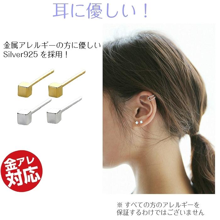 キューブ ピアス 2mm 3mm Silver925 極小 小さい シンプル つけっぱなし 極小ピアス 小さいピアス シンプルピアス つけっぱなしピアス アレルギー対応 シルバー B 0087 アクセサリー 輸入雑貨 Rys 通販 Yahoo ショッピング