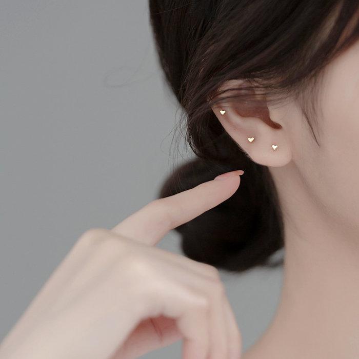 ハートピアス silver925 小さい 極小 3mm 20G シルバー ゴールド ローズ 金属アレルギー シンプル ミニ セカンドピアス 軟骨 爆買 | ブランド登録なし | 06