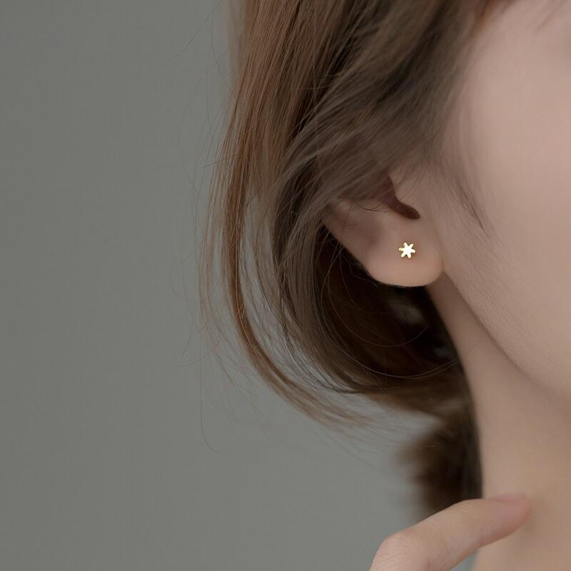 ピアス スター 星 つけっぱなし 小さい 太陽 シンプル 小さめ ミニ