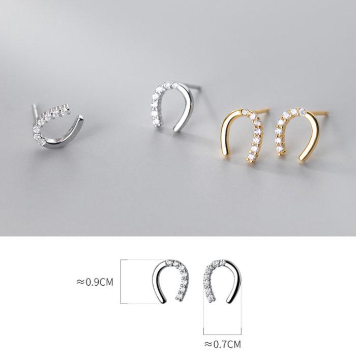 ピアス 馬蹄 ホースシュー U字 小さい シンプル 軟骨 小さめ ミニ