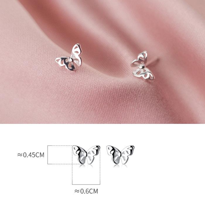 ピアス 蝶 ちょうちょ 小さい シンプル 軟骨 金属アレルギー
