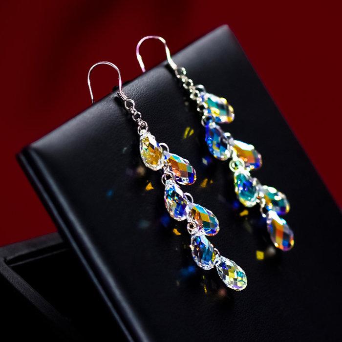 ピアス 雫 ドロップ 滴 シルバー フック 20G 仕事用 揺れる シンプル
