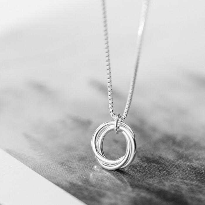シンプルシルバー925ネックレス4本セット シンプル ネックレス レディース シルバー925 silver925