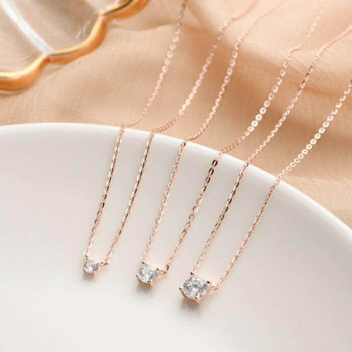 ネックレス レディース シルバー925 Silver925 キュービックジルコニア 