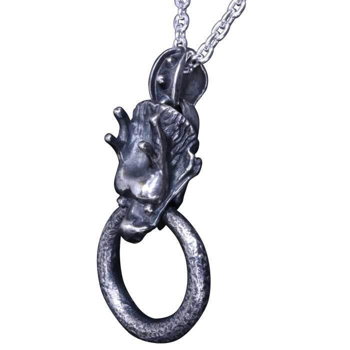 史上最も激安 ペンダント ネックレス メンズ シルバー 龍頭 ペンダントトップ チェーン付 ブランド 和柄 和風 竜 龍 最安値に挑戦 Mtkbrasil Com Br