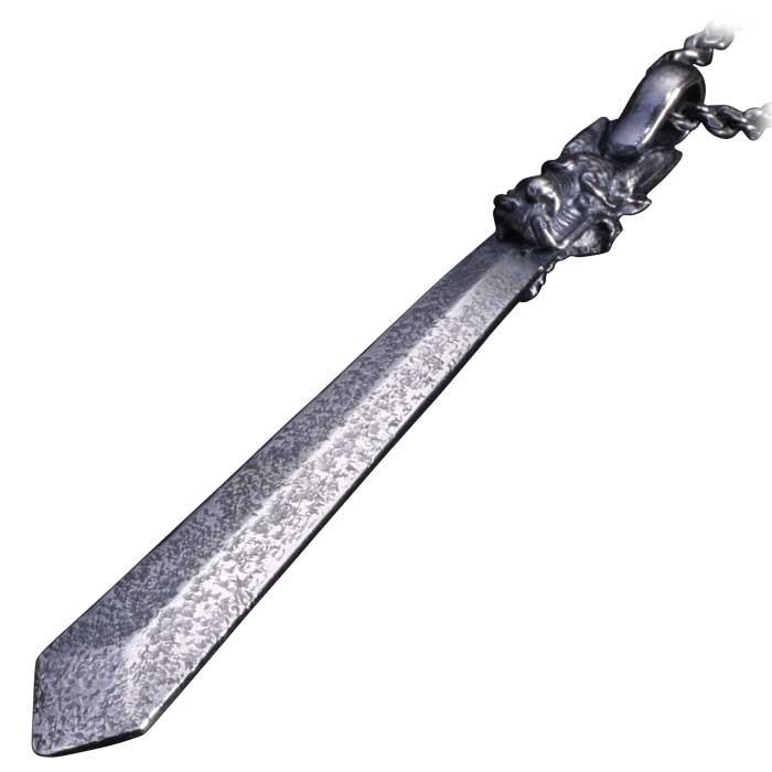 ペンダント ネックレス メンズ シルバー 龍頭 龍剣 ペンダント トップ チェーン付き P 354 C 龍頭 Silveraccessorieswebshop 通販 Yahoo ショッピング