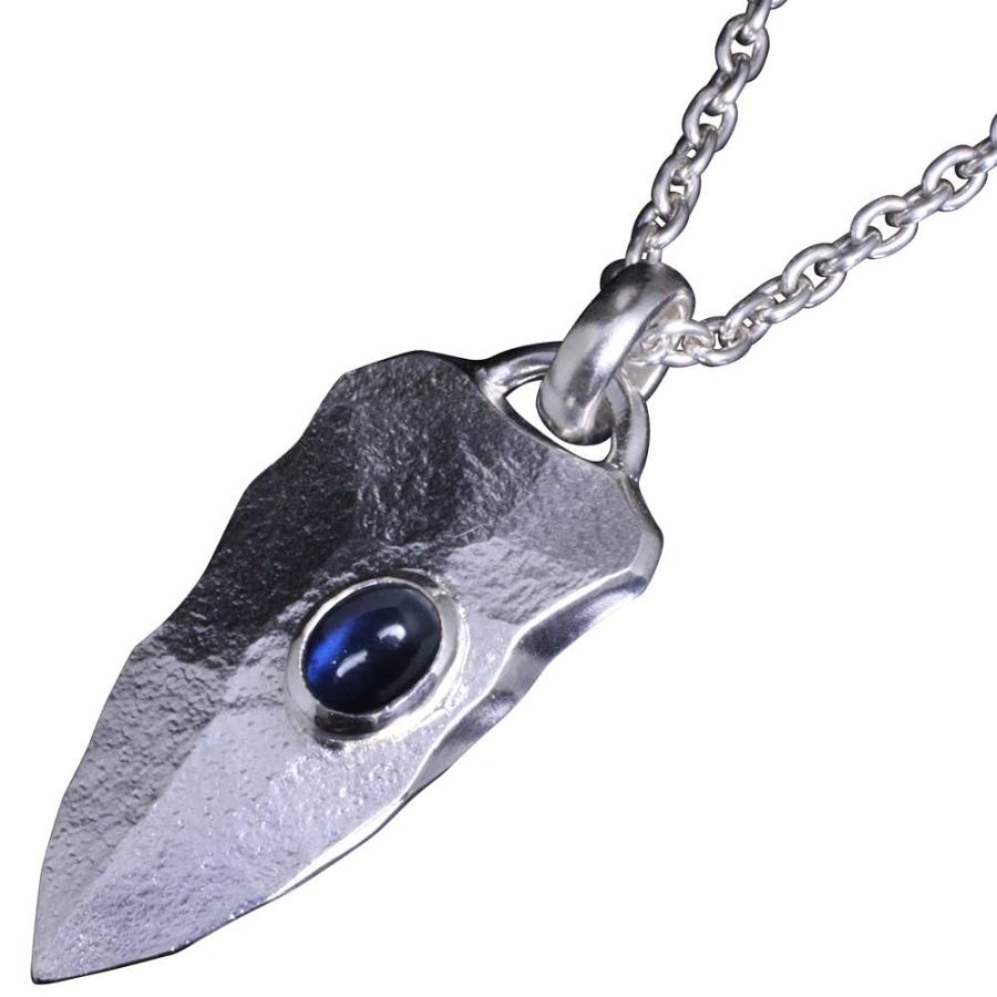 ペンダント ネックレス メンズ シルバー 龍頭 岩石 矢尻 ペンダント