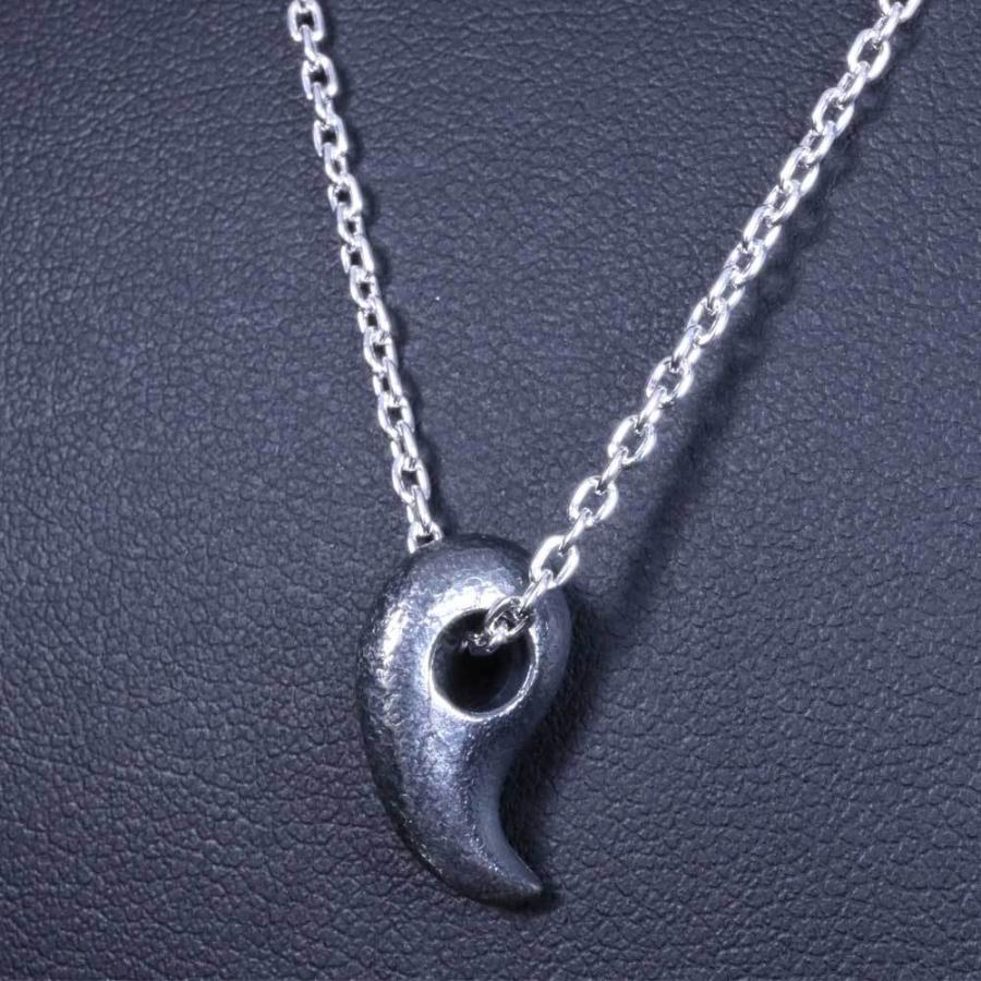 ペンダント メンズ 八尺瓊 勾玉 ペンダントトップ 燻し仕上げ SIZE:M