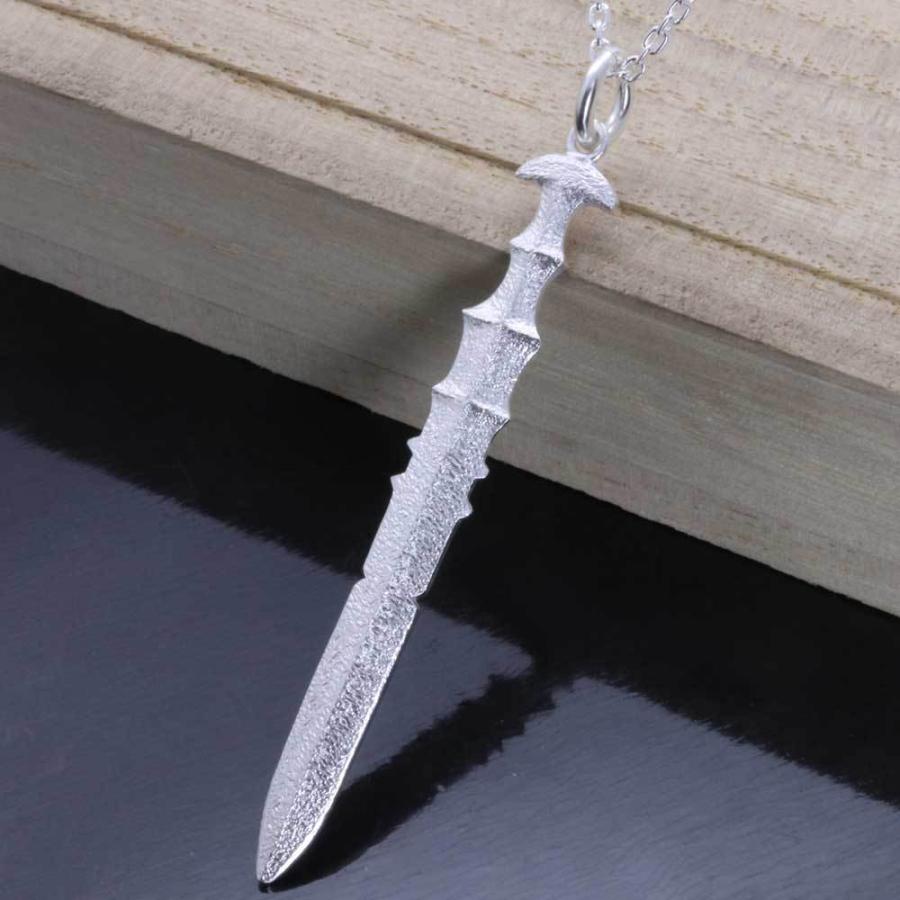 ペンダント メンズ 天叢雲剣 ペンダントトップ 白仕上げ 草薙の剣