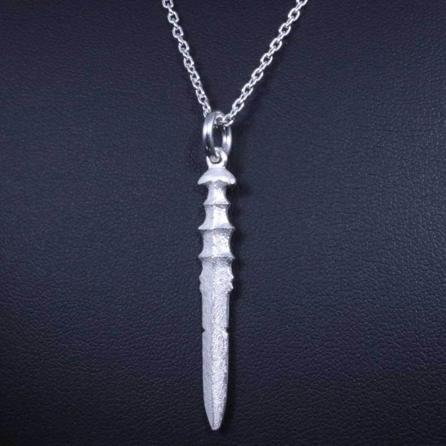 ペンダント メンズ 天叢雲剣 ペンダントトップ 小 白仕上げ 草薙の剣