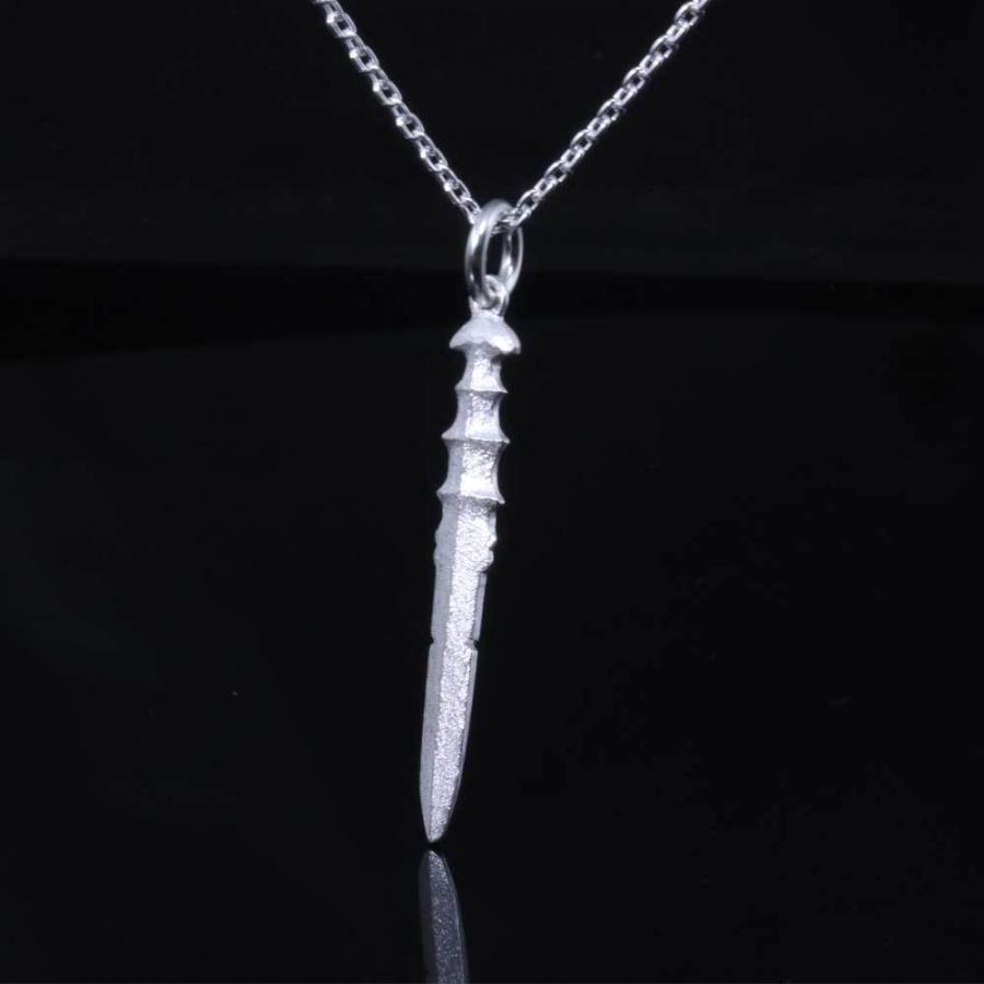 ペンダント メンズ 天叢雲剣 ペンダントトップ 小 白仕上げ 草薙の剣