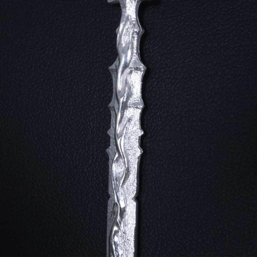 ペンダント メンズ 火焔 天叢雲剣 ペンダントトップ 白仕上げ 草薙の剣