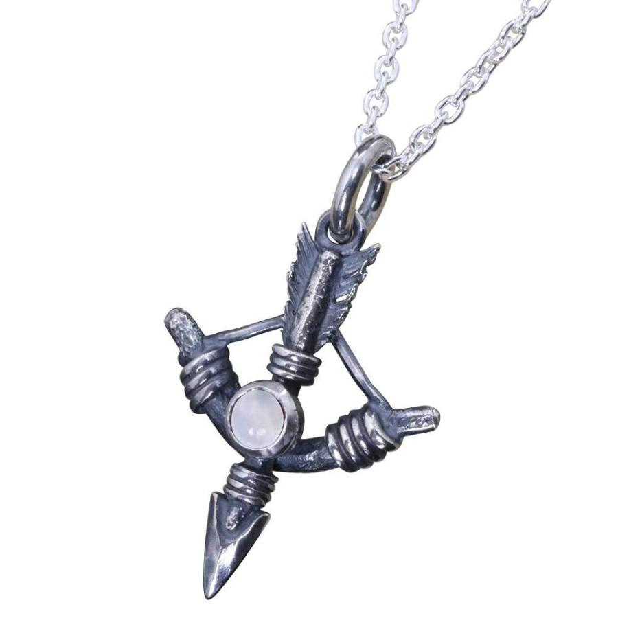 ペンダント メンズ 生 弓矢 ペンダントトップ SIZE：S シルバー 弓 矢
