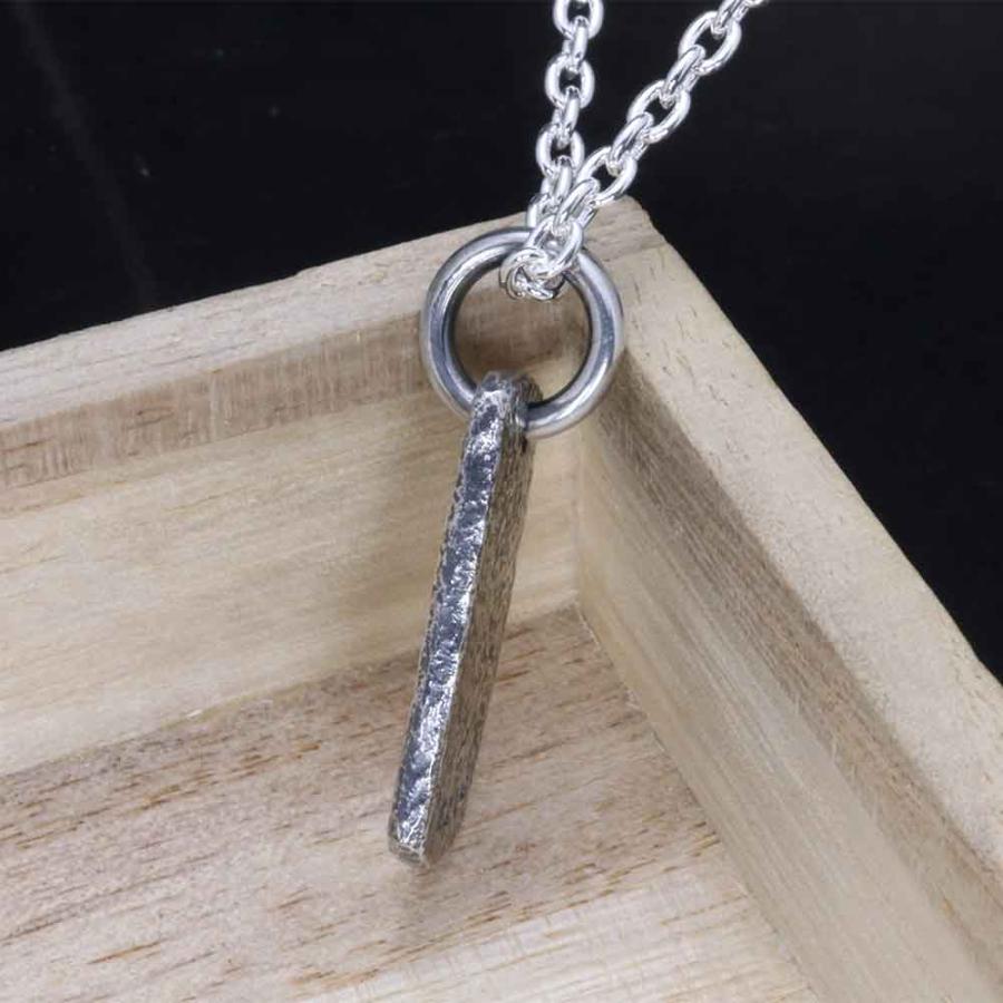 ドックタグ ペンダント ネックレス メンズ シルバー 龍頭 桜吹雪