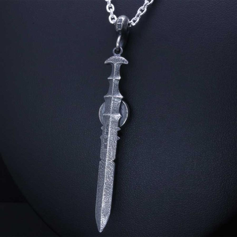 ペンダント メンズ 三種の神器 ペンダントトップ ネックレス 燻し