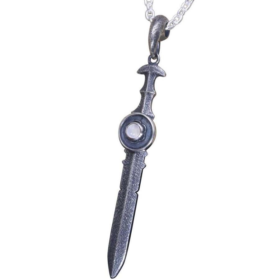 ペンダント メンズ 三種の神器 ペンダントトップ ネックレス 燻し