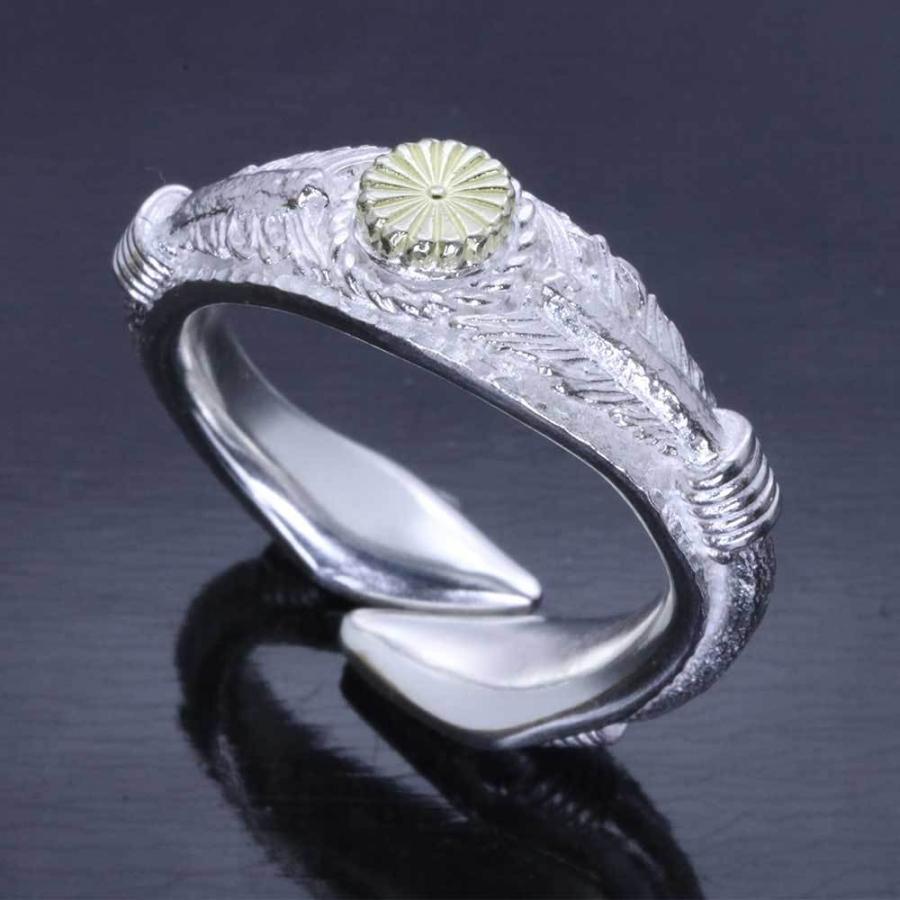 矢じり18金リング Lサイズ 矢じりK18 ファーストアローリング(L