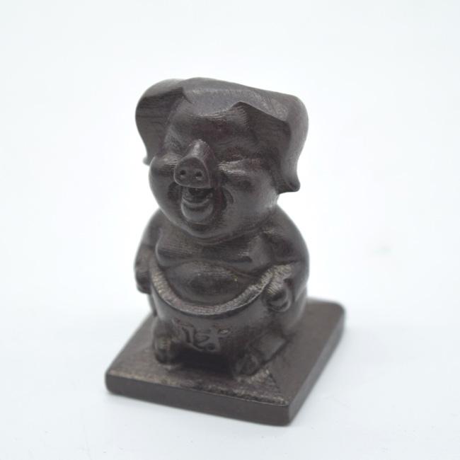 干支 十二支 木彫り 木製置物 檀木 12個セット : 横浜中華街龍 - 通販