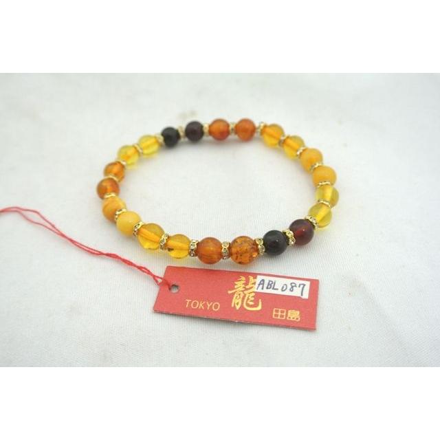 ミルキーアンバー 琥珀 コハク ブレスレット 腕輪 アクセサリー