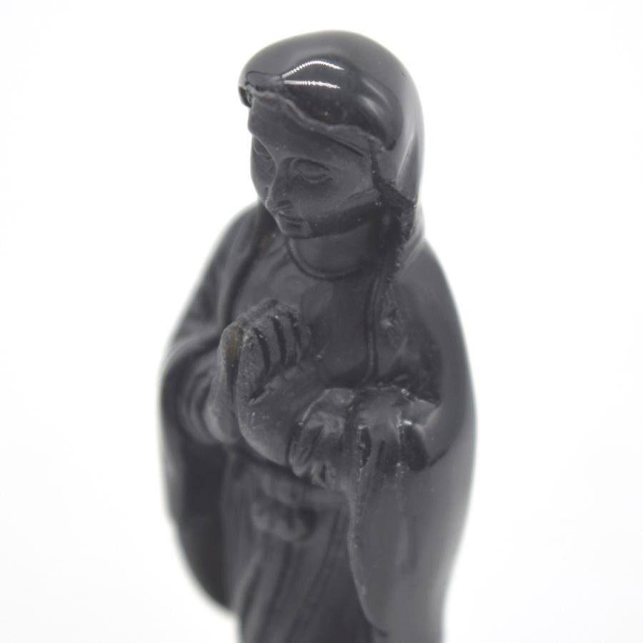 聖母マリア像 置物 オニキス 7cm 天然石製 : 横浜中華街龍 - 通販