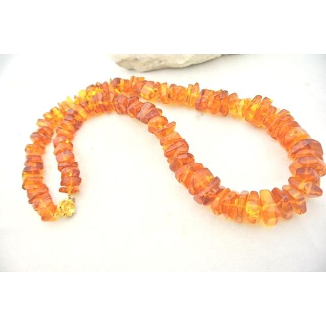 大粒 琥珀 こはく アンバー ネックレス ランダムカット 大粒 琥珀 こはく アンバー ネックレス ランダムカット - メルカリ