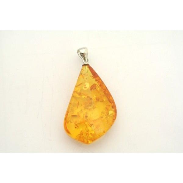 琥珀 コハク アンバー ペンダントトップ 天然石パーツ メッキ 雫型 |  | 01