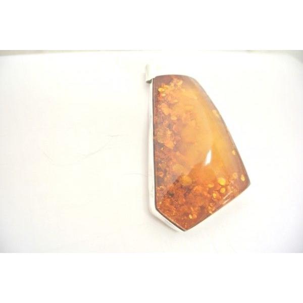 琥珀 コハク アンバー ペンダントトップ 天然石パーツ シルバー925 |  | 02