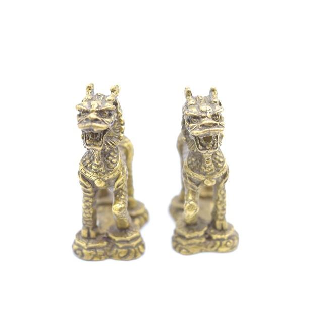 麒麟 置物 ペア 銅製 家庭円満 6cm |  | 03
