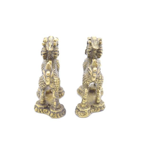 麒麟 置物 ペア 銅製 家庭円満 6cm |  | 04