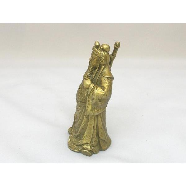 関羽 銅製置物 そろばんセット 開運 風水 インテリア 財運 仕事