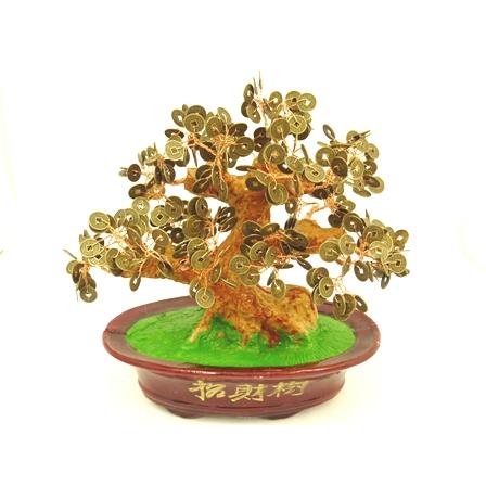 招財樹 風水置物 中国古銭レプリカ 大 金運 財運 | 