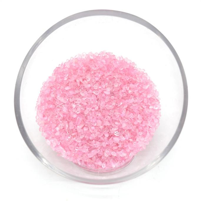 【メール便OK】 さざれ石 浄化  ローズクオーツ 500g 小粒 天然石チップ 着色あり 紅水晶 | 