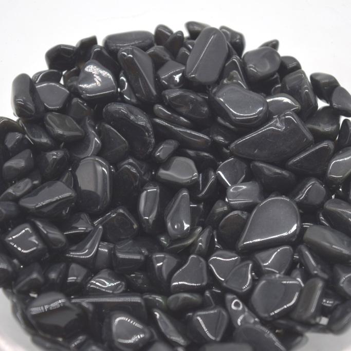 メール便OK】 さざれ石 浄化 ブラックオニキス 250g 大粒 天然石チップ