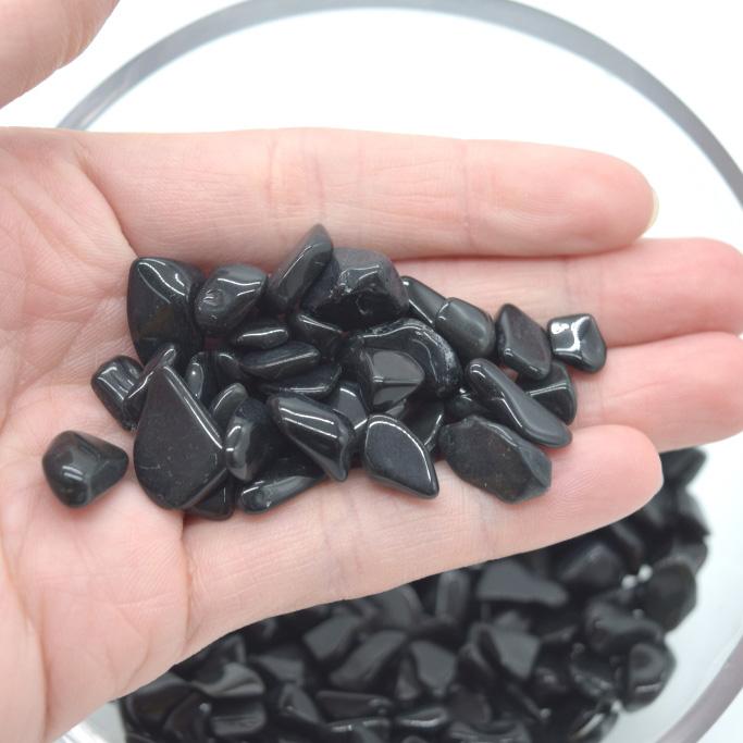 メール便OK】 さざれ石 浄化 ブラックオニキス 250g 大粒 天然石チップ