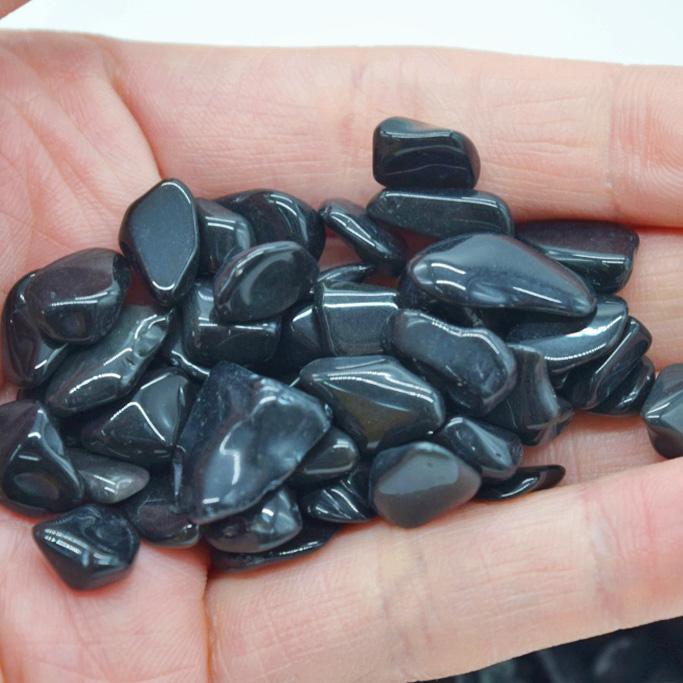 メール便OK】 さざれ石 浄化 ブラックオニキス 250g 大粒 天然石チップ