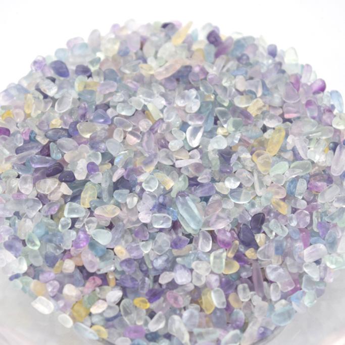 【メール便OK】 さざれ石 浄化  蛍石 フローライト 250g 小粒 天然石チップ |  | 01