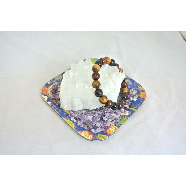 浄化インテリアセット【水晶クラスター＋選べる５色のさざれ石・上げたい運気をチョイス♪】お皿付き |  | 01