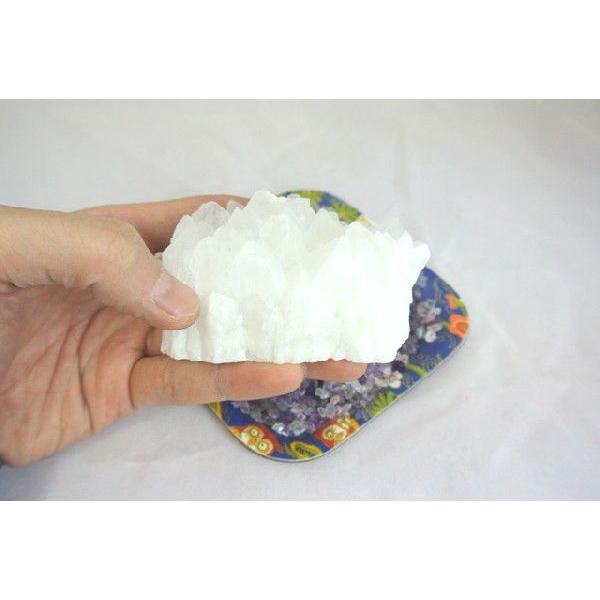 浄化インテリアセット【水晶クラスター＋選べる５色のさざれ石・上げたい運気をチョイス♪】お皿付き |  | 04