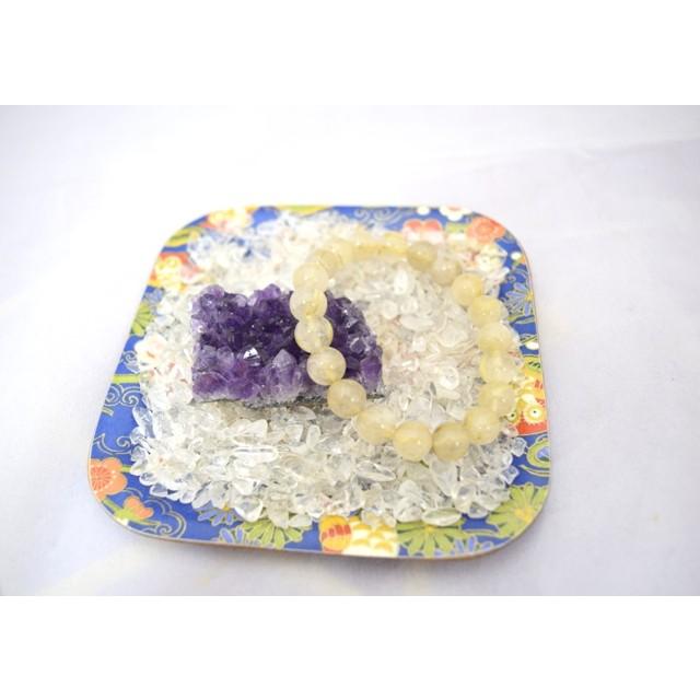 浄化インテリアセット【アメジストクラスター（愛情運アップ）＋選べる５色のさざれ石・上げたい運気をチョイス♪】お皿付き |  | 01