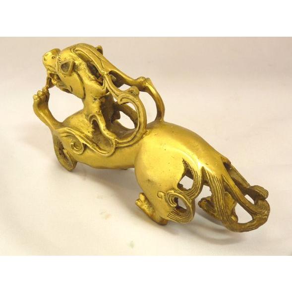 ヤアズ 睚眦 銅製置物 魔除け 邪気払い 浄化 大 |  | 01