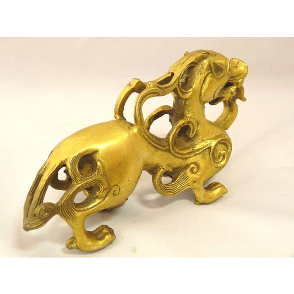 ヤアズ 睚眦 銅製置物 魔除け 邪気払い 浄化 大 |  | 02