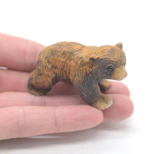 熊の置物 クマ タイガーアイ 天然石製 虎目石 3.5cm : 横浜中華 熊の置物 クマ タイガーアイ 天然石製 虎目石 3.5cm : 横浜中華