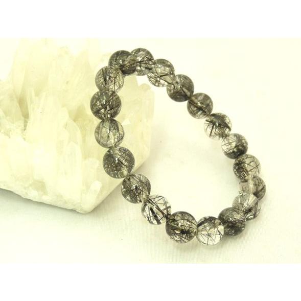 ルチルクォーツ ブラックルチル 黒針水晶 パワーストーン 天然石