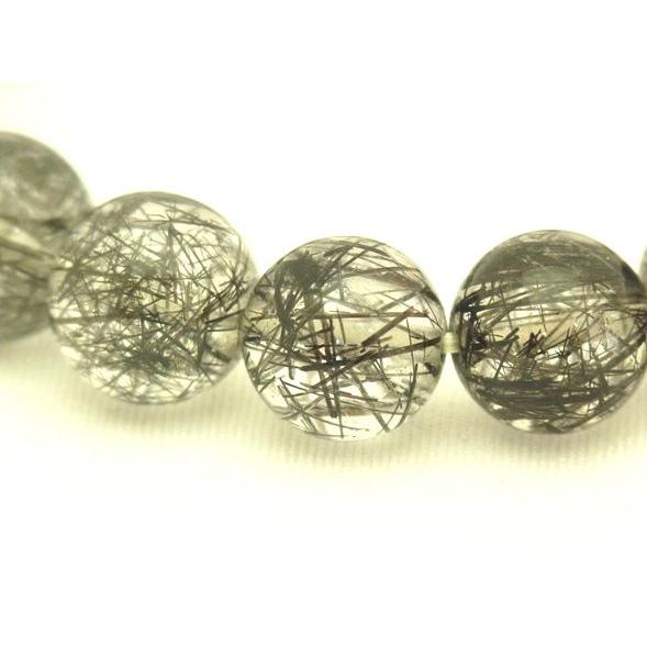 ルチルクォーツ ブラックルチル 黒針水晶 パワーストーン 天然石