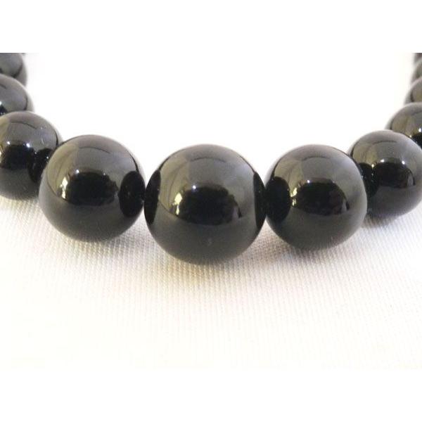 黒珊瑚 ネックレス 6mm玉〜12mm玉 内径62cm ブラックコーラル