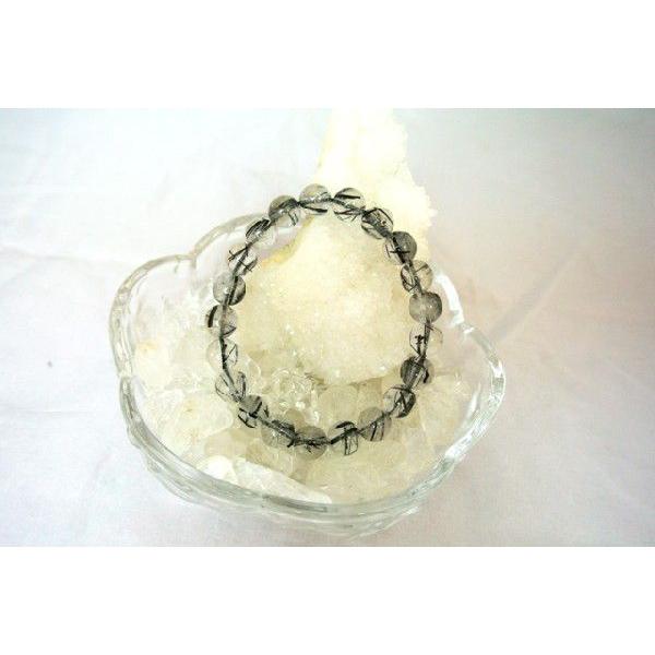 ルチルクォーツ ブラックルチル 黒針水晶 パワーストーン 天然石ブレスレット 腕輪 9mm玉 |  | 01