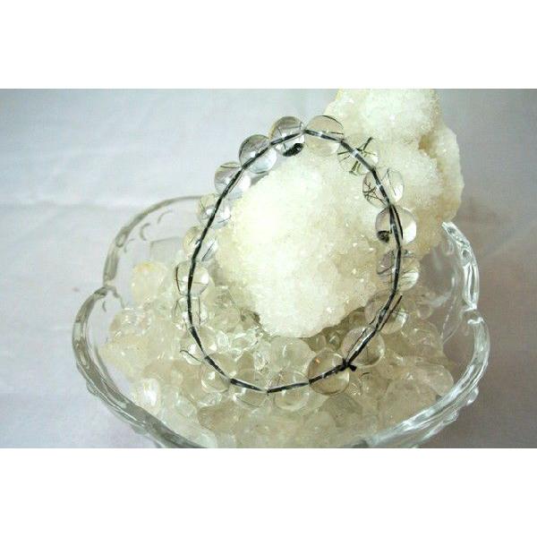 ルチルクォーツ ブラックルチル 黒針水晶 パワーストーン 天然石ブレスレット 腕輪 11mm玉 | 