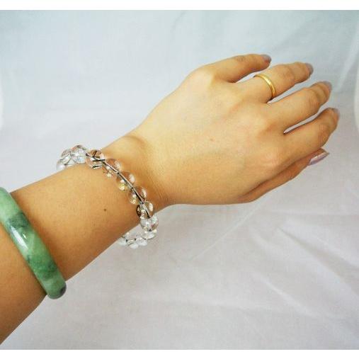 ルチルクォーツ ブラックルチル 黒針水晶 パワーストーン 天然石ブレスレット 腕輪 11mm玉 |  | 02