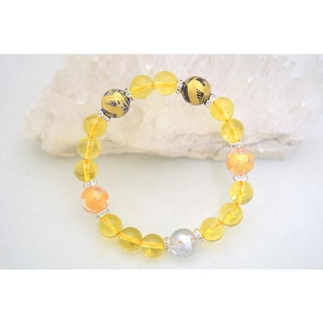 五つの龍 金彫り龍 魔除け 邪気祓い パワーストーンブレスレット | 